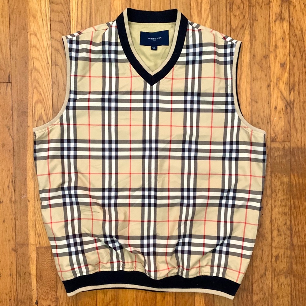 Authentic Men’s Burberry Vest from Golf line